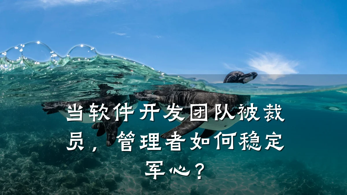 当软件开发团队被裁员，管理者如何稳定军心？
