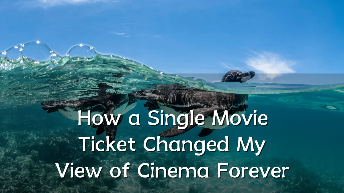 How a Single Movie Ticket Changed My View of Cinema Forever
