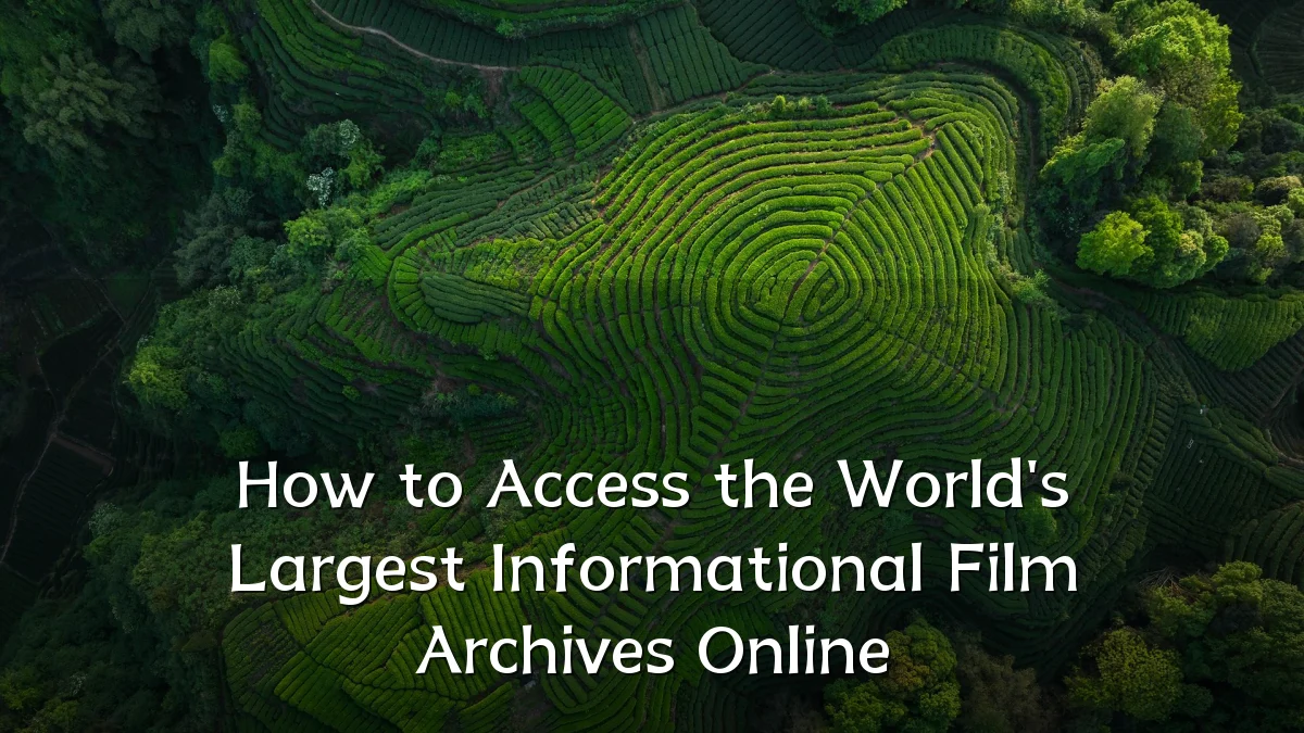 How to Access the World's Largest Informational Film Archives Online