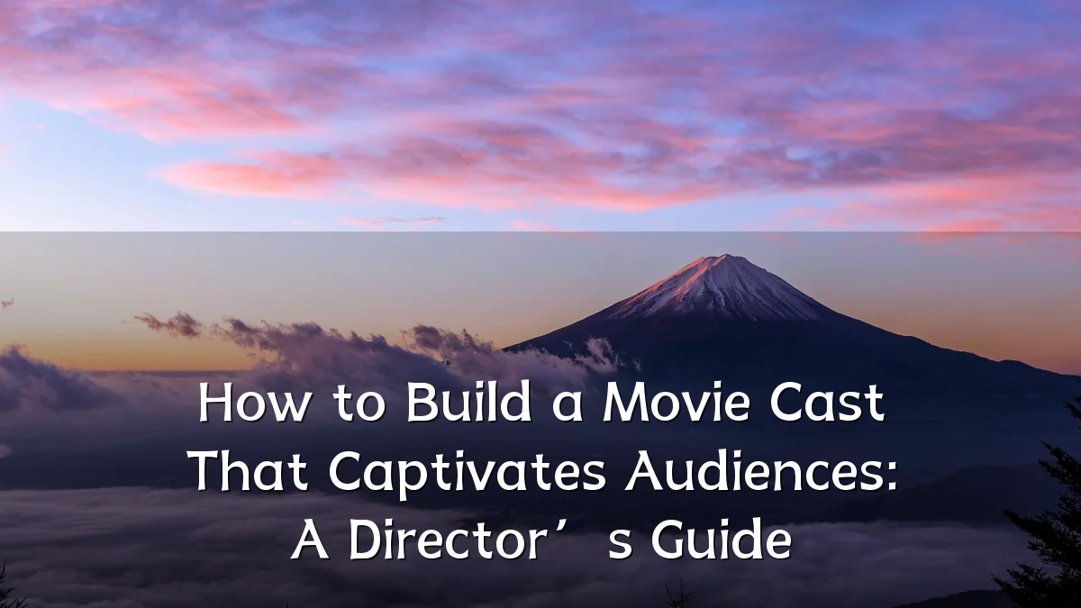 How to Build a Movie Cast That Captivates Audiences: A Director’s Guide