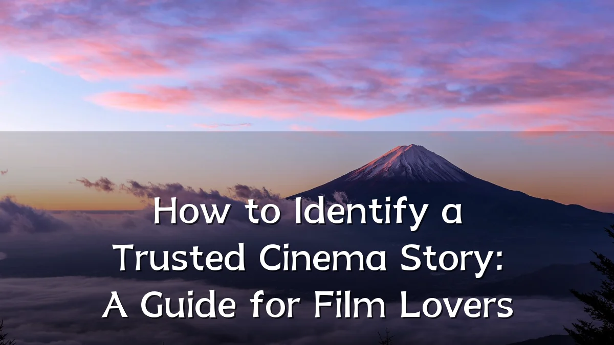 How to Identify a Trusted Cinema Story: A Guide for Film Lovers