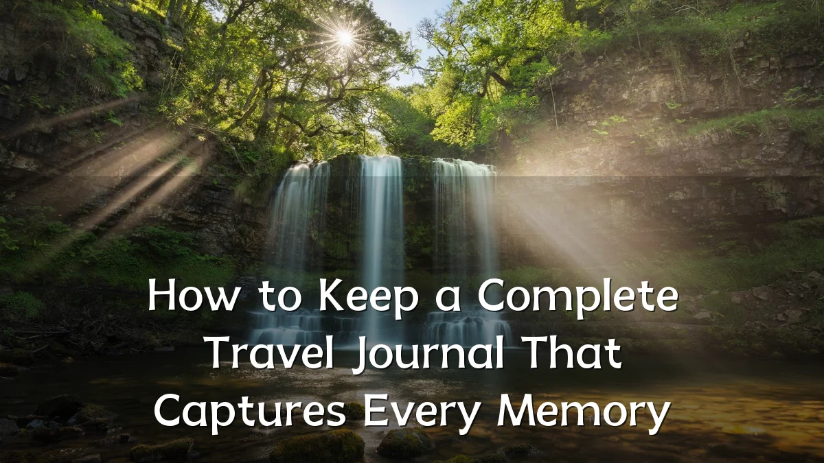 How to Keep a Complete Travel Journal That Captures Every Memory