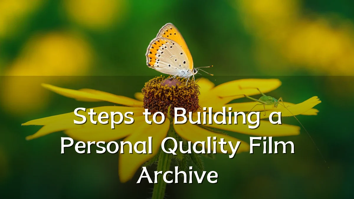 Steps to Building a Personal Quality Film Archive