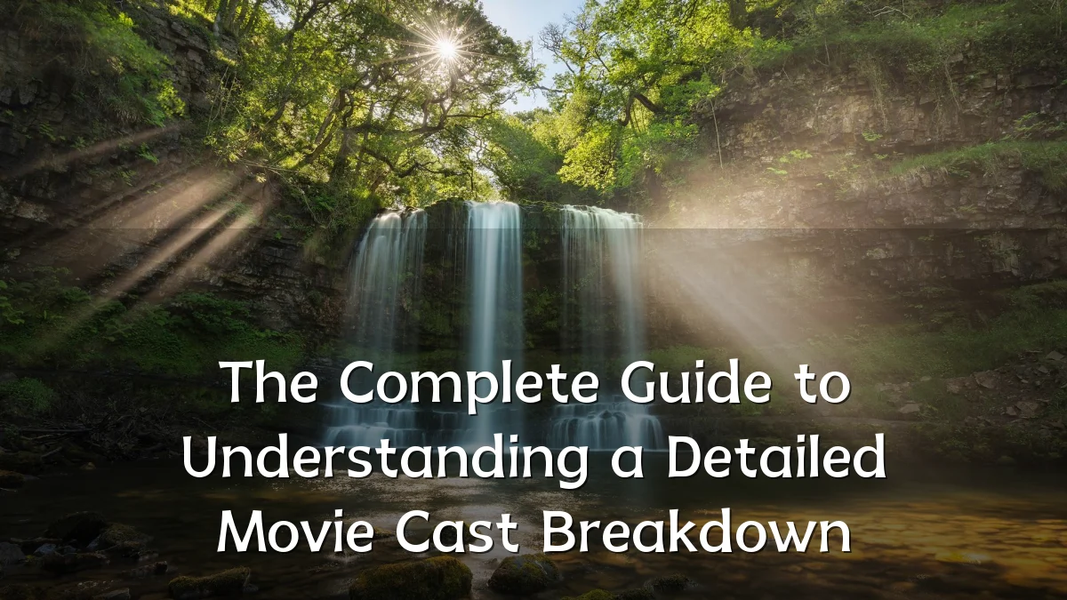 The Complete Guide to Understanding a Detailed Movie Cast Breakdown