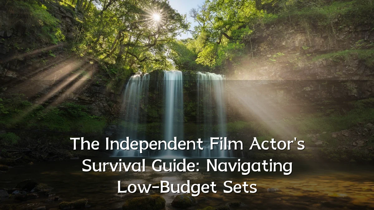 The Independent Film Actor's Survival Guide: Navigating Low-Budget Sets