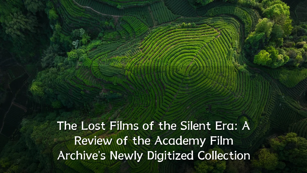 The Lost Films of the Silent Era: A Review of the Academy Film Archive's Newly Digitized Collection
