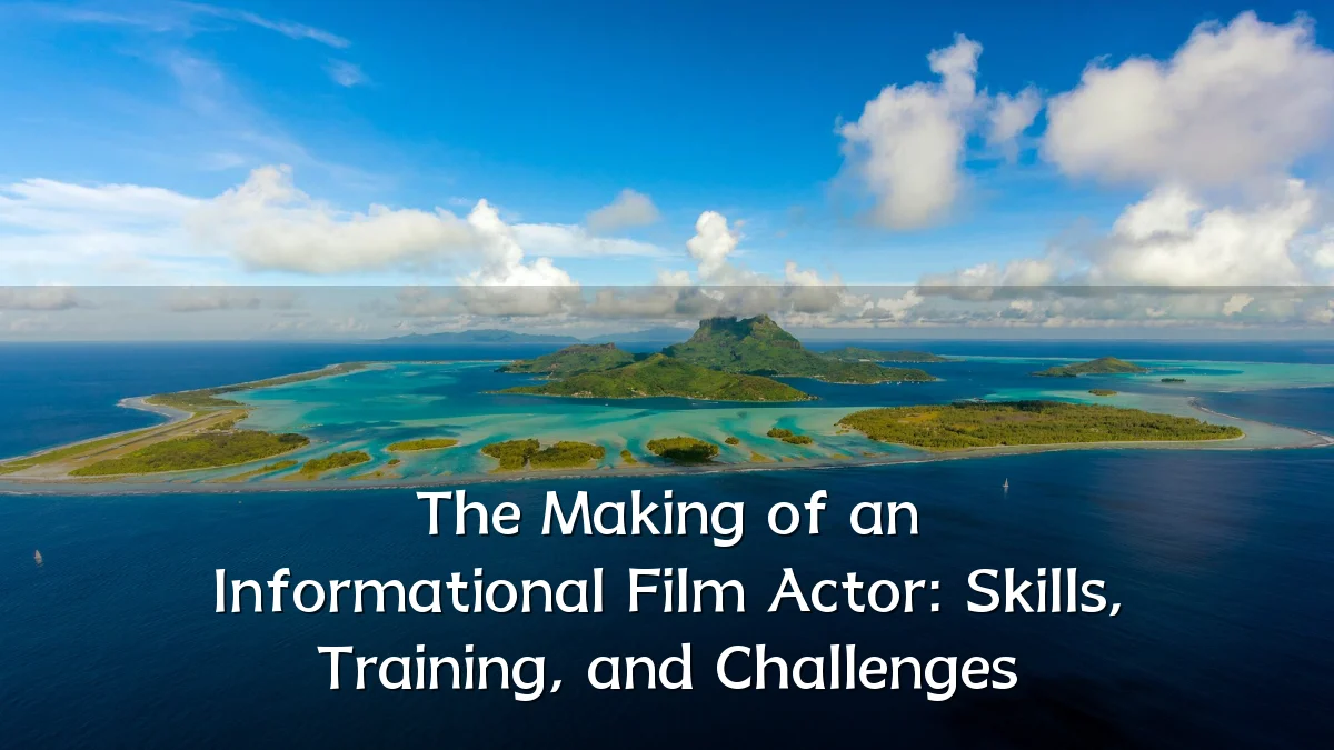 The Making of an Informational Film Actor: Skills, Training, and Challenges