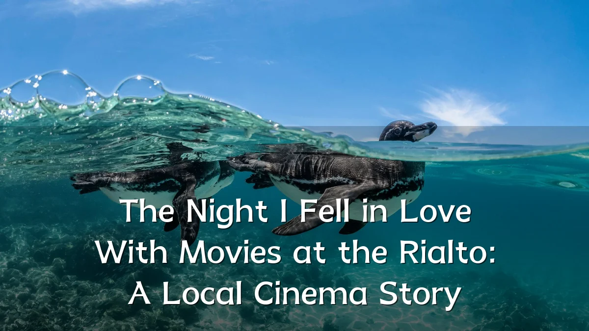The Night I Fell in Love With Movies at the Rialto: A Local Cinema Story