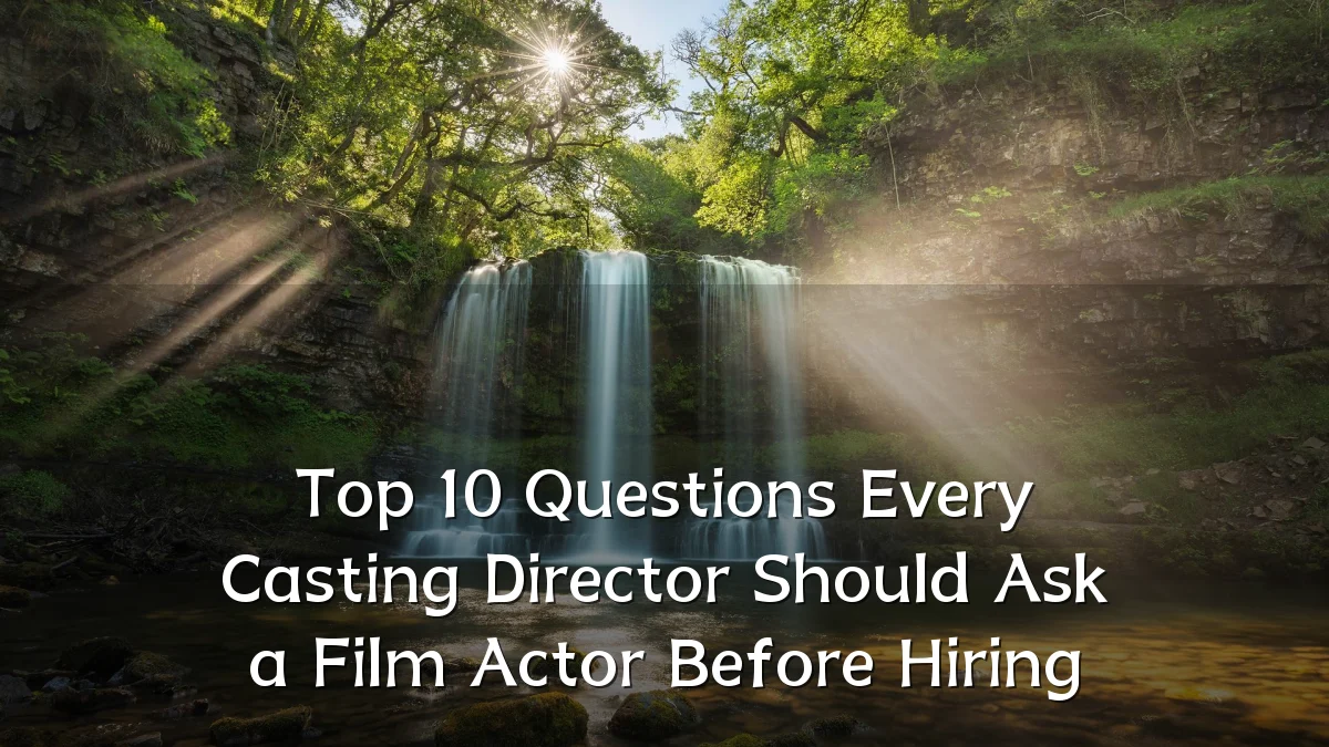 Top 10 Questions Every Casting Director Should Ask a Film Actor Before Hiring