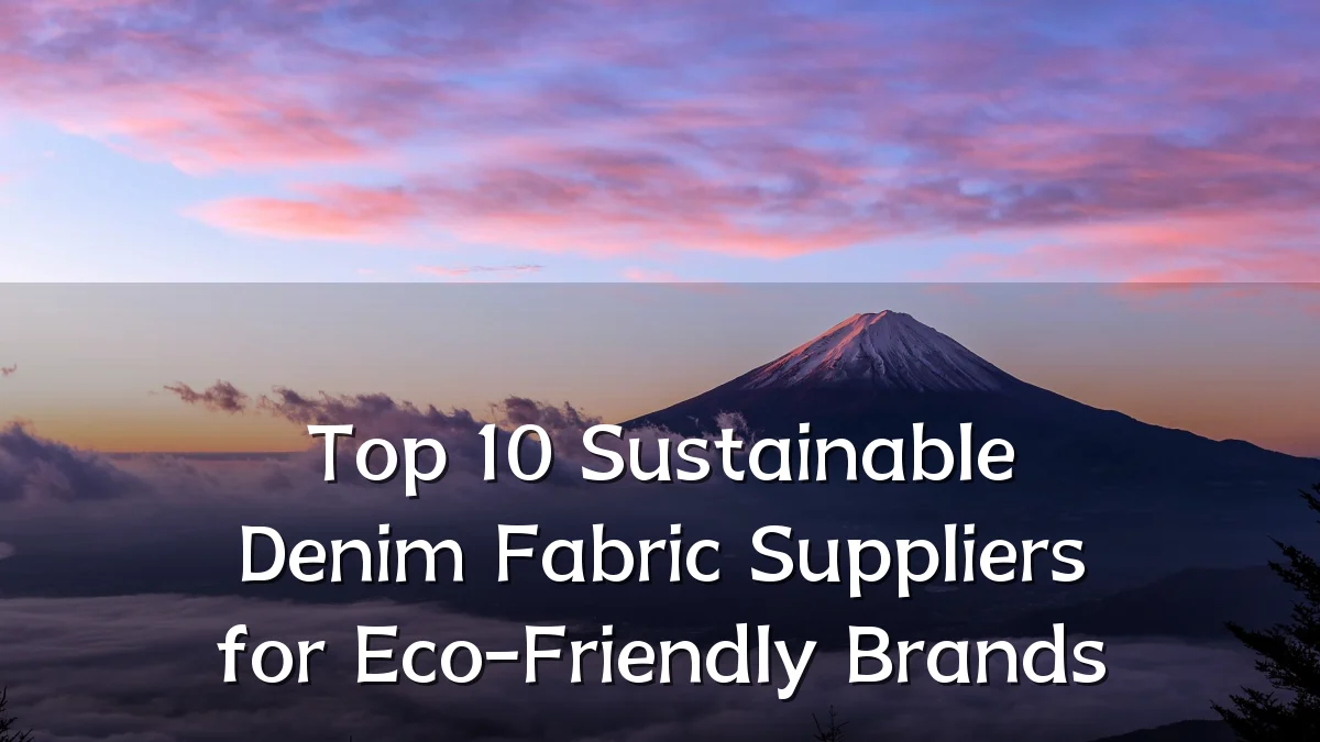Top 10 Sustainable Denim Fabric Suppliers for Eco-Friendly Brands