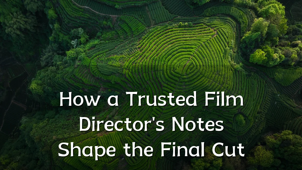 How a Trusted Film Director's Notes Shape the Final Cut