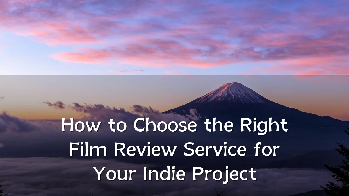 How to Choose the Right Film Review Service for Your Indie Project