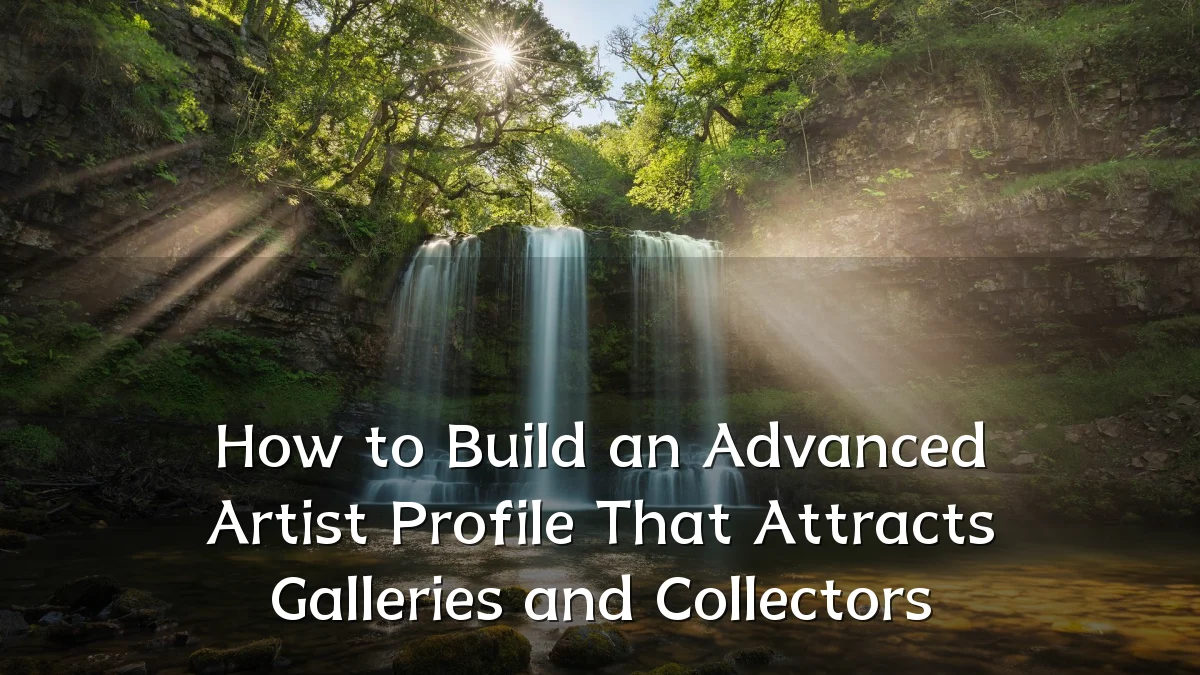 How to Build an Advanced Artist Profile That Attracts Galleries and Collectors
